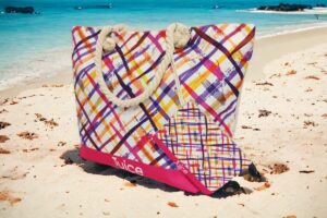 Borsa Mare JUICE con manici in corda e pochette