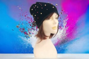Cuffia Donna con applicazioni made in Italy
