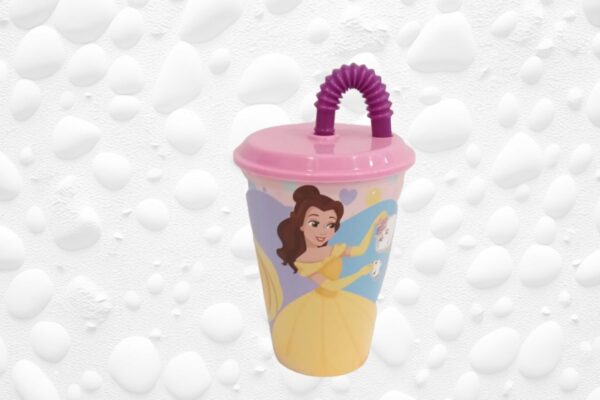 Bicchiere con cannuccia Princess