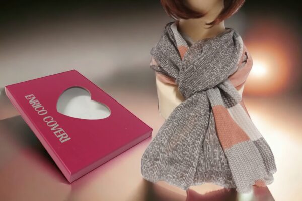 Sciarpa Donna in box regalo Enrico Coveri