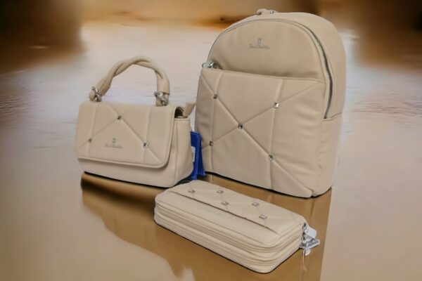 Set zaino patta e portafoglio doppia zip Donna Renato Balestra