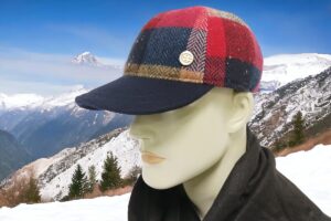 Cappellino uomo con visiera Made in Italy lana