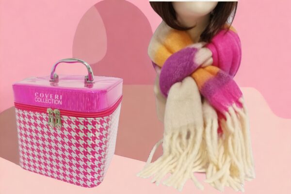 Sciarpa Donna in beauty case con specchietto interno Coveri Collection