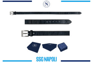 Cintura sport in box 100% pelle Napoli