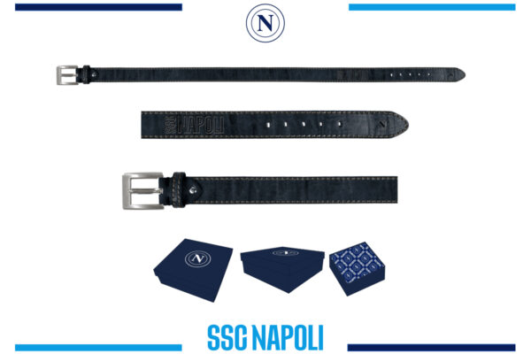 Cintura sport in box 100% pelle Napoli