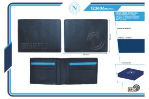 Portafoglio full grain 100% pelle Napoli