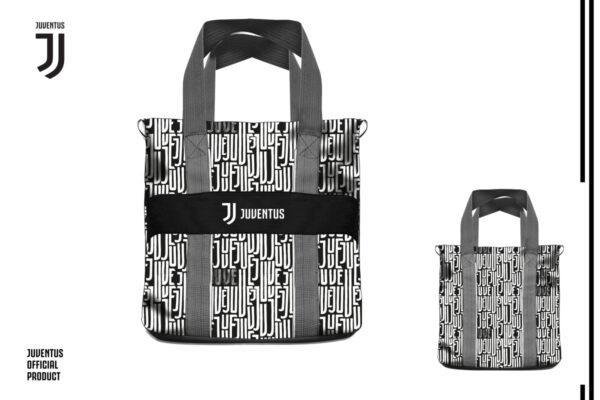 Borsa shopping canvas Juventus