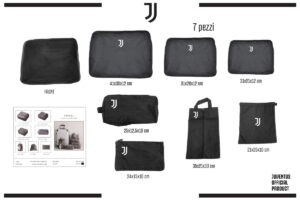 Set 7 pz portavestiti organizer valigia Juventus