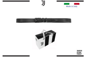 Cintura 100% pelle in box Made in Italy Juventus