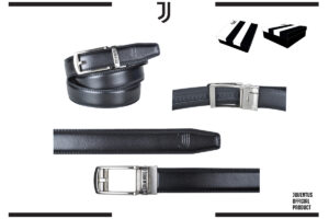 Cintura pelle in box Juventus