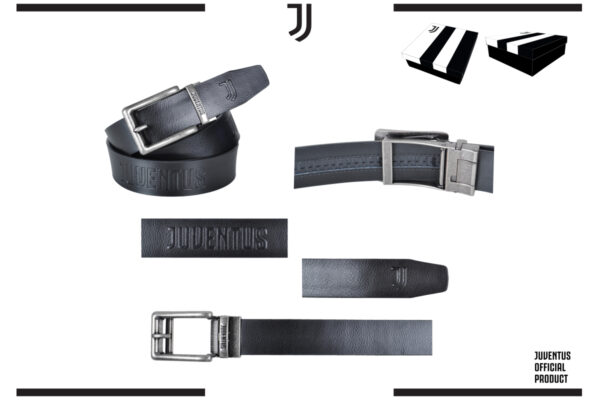 Cintura pelle in box Juventus