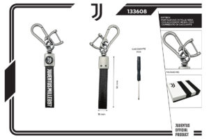 Portachiavi 100% pelle Juventus