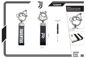 Portachiavi 100% pelle Juventus