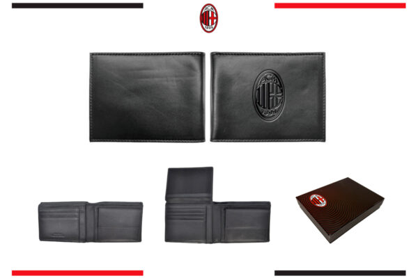 Portafoglio in pelle high quality logo hotstamp Milan