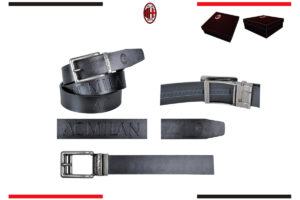 Cintura pelle in box Milan
