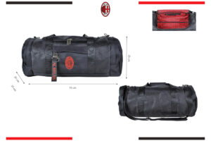 Borsone con portachiavi Milan