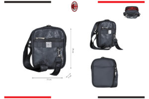 Borsello con portachiavi stampato Milan