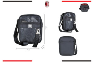 Borsello con portachiavi stampato Milan
