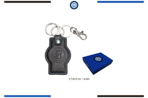 Portachiavi in pelle Inter