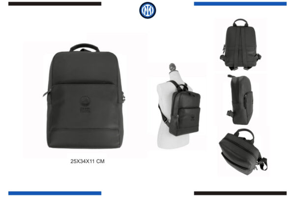 Borsa zaino in pelle Inter