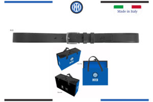 Cintura 100% pelle in box Made in Italy Inter