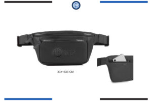 Borsello marsupio in pelle Inter