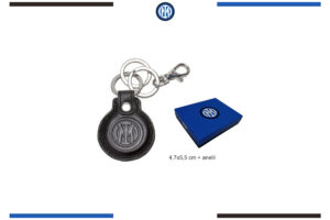 Portachiavi in pelle Inter