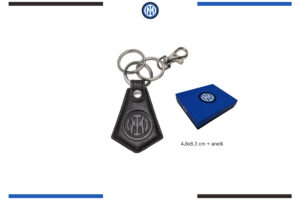 Portachiavi in pelle Inter