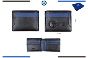Portafoglio in pelle Inter