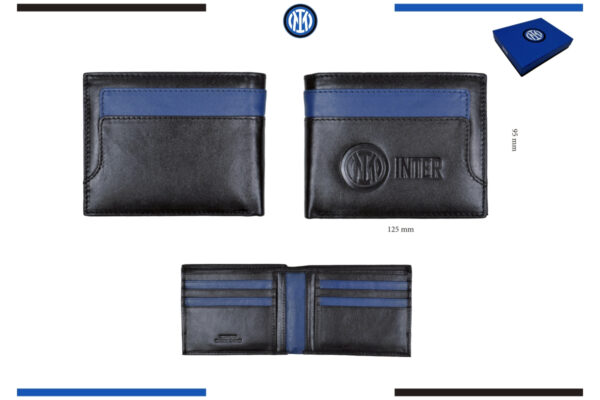 Portafoglio in pelle Inter