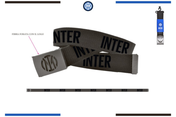 Cintura tessuto stampata Inter