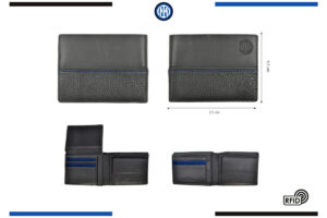 Portafoglio in pelle Inter