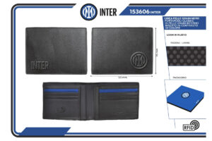 Portafoglio full grain 100% pelle Inter