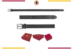 Cintura sport in box 100% pelle Roma