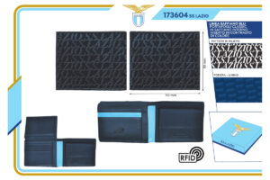 Portafoglio slim saffiano 100% pelle Lazio