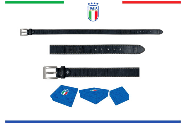 Cintura sport in box 100% pelle Italia
