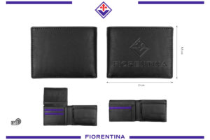 Portafoglio in pelle high quality logo hotstamp Fiorentina